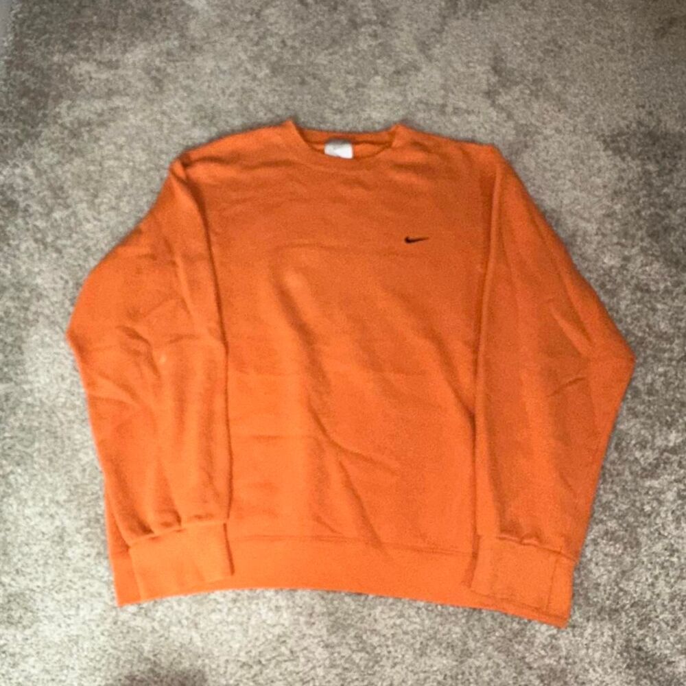 Nike Men's Orange Sweatshirt